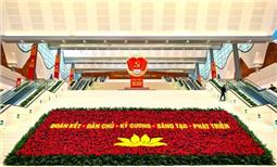 Hôm nay (25/1), ngày làm việc đầu tiên của Đại hội Đảng lần thứ XIII
